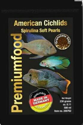 South American cichlid spirulina pearls 230gr 500ml