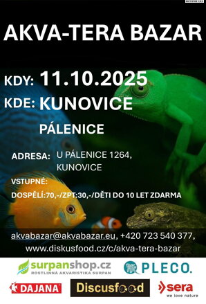vstupenka na Slovácký Akva Tera Bazár