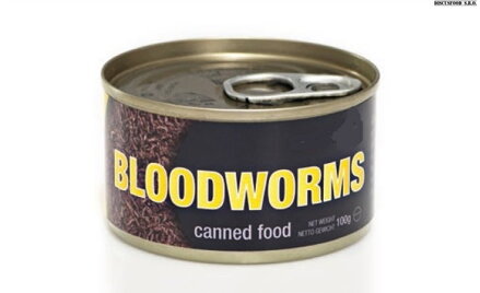 Bloodworms canned food 100g.