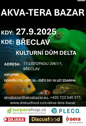 Vstupenka na Akva Tera Bazar Břeclav