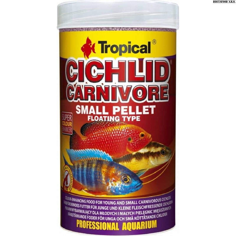 Cichlid Carnivore Small Pellet 250 ml