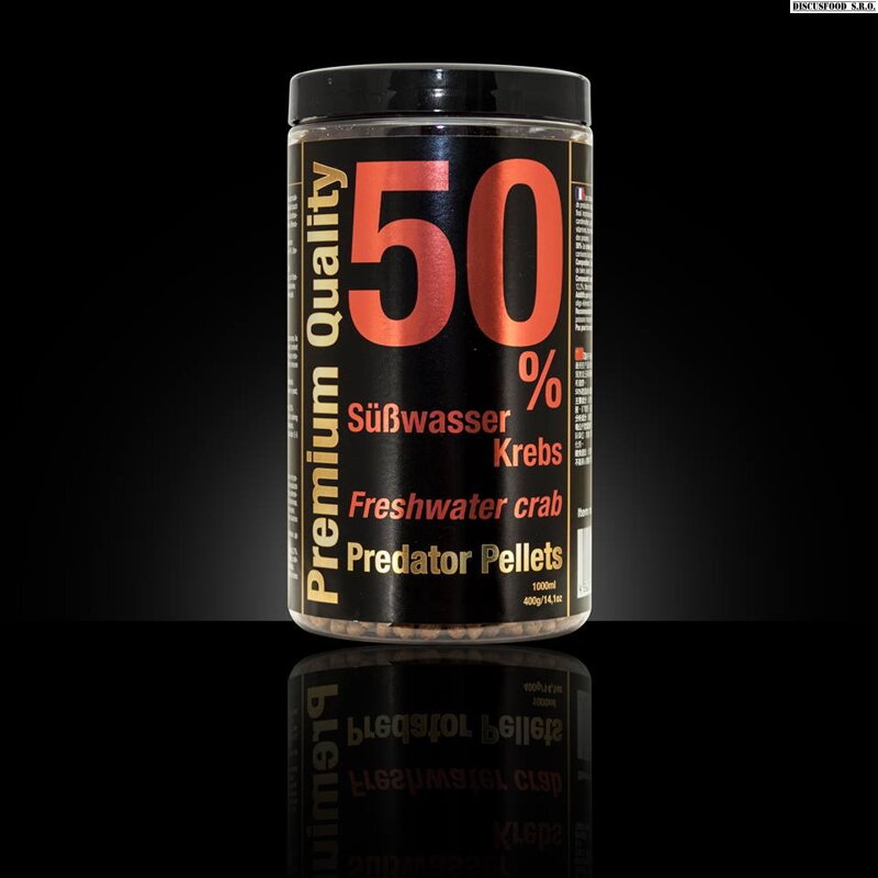 Freshwater Crab 50% Predator Pellets 400g. Freshwater Crab 50% Predator Pellets 400g.